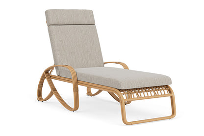 Lloyd Flanders - Riviera Chaise In Camel Finish With Friendly Flax Fabric - 2780201522026 view 1
