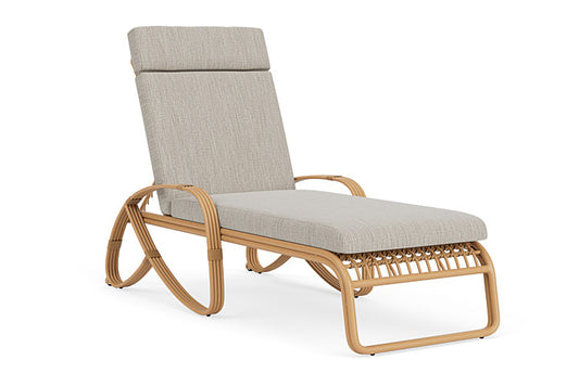 Lloyd Flanders - Riviera Chaise In Camel Finish With Friendly Flax Fabric - 2780201522026 view 1