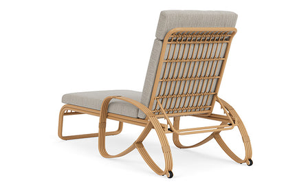 Lloyd Flanders - Riviera Chaise In Camel Finish With Friendly Flax Fabric - 2780201522026 view 2