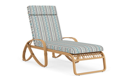 Lloyd Flanders - Riviera Chaise In Camel Finish With Ilona Resort Fabric - 2780201522069 view 1