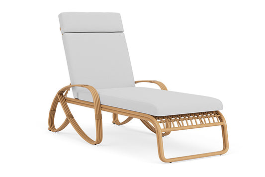 Lloyd Flanders - Riviera Chaise In Camel Finish With Reflections Ice Fabric - 2780201522052 view 1