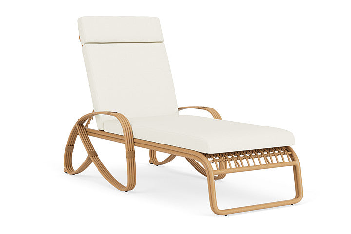 Lloyd Flanders - Riviera Chaise In Camel Finish With Sailcloth Salt Fabric - 278020152890 view 1