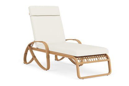 Lloyd Flanders - Riviera Chaise In Camel Finish With Sailcloth Salt Fabric - 278020152890 view 1