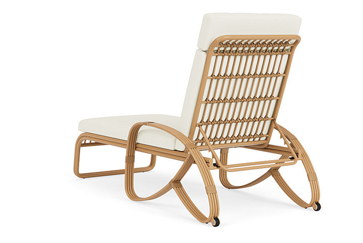 Lloyd Flanders - Riviera Chaise In Camel Finish With Sailcloth Salt Fabric - 278020152890 view 2