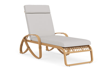 Lloyd Flanders - Riviera Chaise In Camel Finish With Sailcloth Seagull Fabric - 278020152W61 view 1