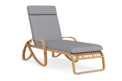 Lloyd Flanders - Riviera Chaise In Camel Finish With Sandberg Pewter Fabric - 2780201522029 view 1