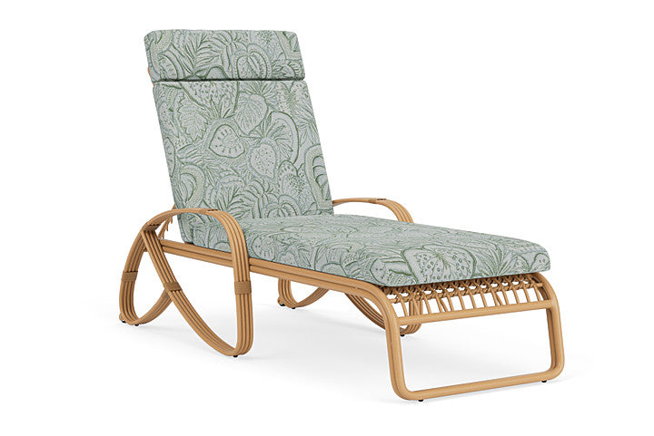 Lloyd Flanders - Riviera Chaise In Camel Finish With Sensibility Spring Fabric - 2780201522081 view 1
