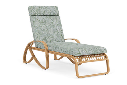 Lloyd Flanders - Riviera Chaise In Camel Finish With Sensibility Spring Fabric - 2780201522081 view 1