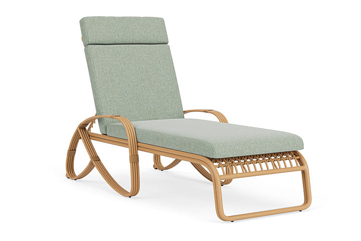 Lloyd Flanders - Riviera Chaise In Camel Finish With Serene Spa Fabric - 2780201522031 view 1