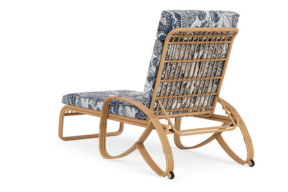 Lloyd Flanders - Riviera Chaise In Camel Finish With Wayfarer Mist Fabric - 2780201522074 view 2