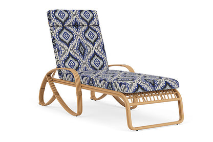 Lloyd Flanders - Riviera Chaise In Camel Finish With Yoko Mediterranean Fabric - 278020152705 view 1