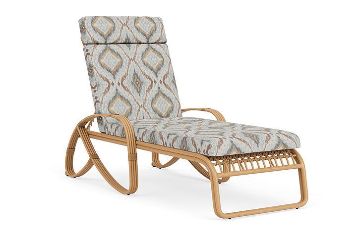 Lloyd Flanders - Riviera Chaise In Camel Finish With Yoko Mist Fabric - 278020152727 view 1