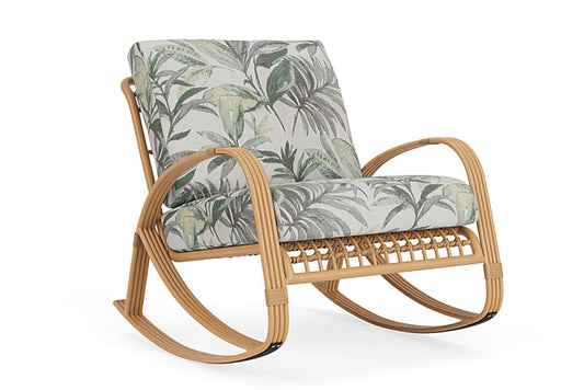 Lloyd Flanders - Riviera Lounge Rocker In Camel Finish With Calidora Mist Fabric - 278033152094 view 1