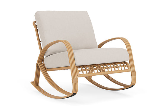 Lloyd Flanders - Riviera Lounge Rocker In Camel Finish With Canvas Canvas Fabric - 278033152319 view 1