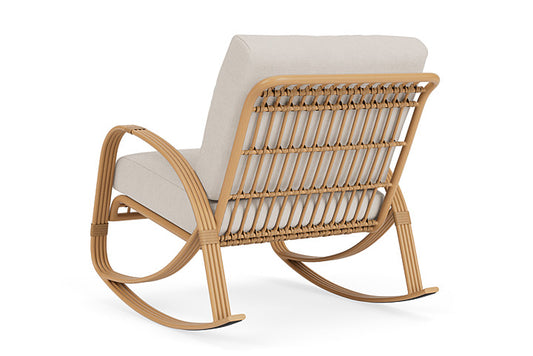 Lloyd Flanders - Riviera Lounge Rocker In Camel Finish With Canvas Canvas Fabric - 278033152319 view 2