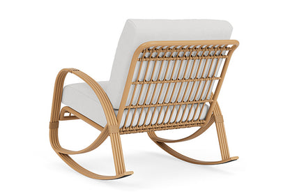 Lloyd Flanders - Riviera Lounge Rocker In Camel Finish With Canvas Natural Fabric - 278033152159 view 2