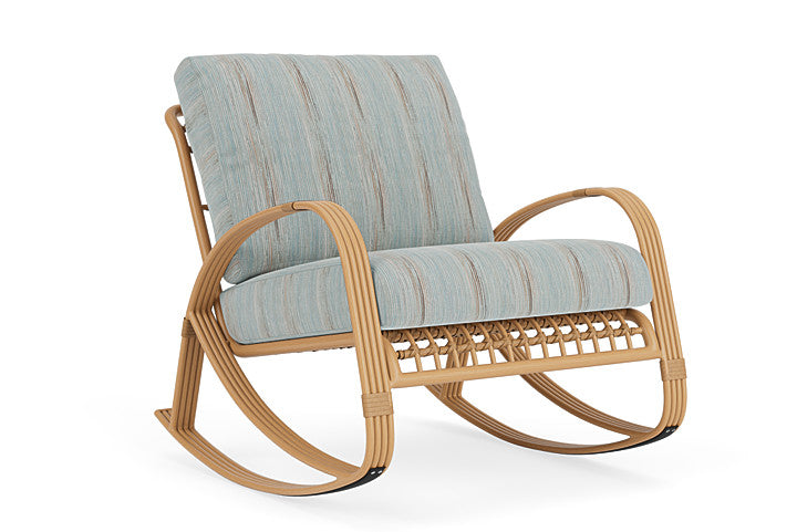 Lloyd Flanders - Riviera Lounge Rocker In Camel Finish With Colorwave Mist Fabric - 2780331522072 view 1