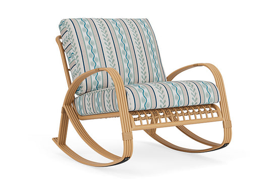 Lloyd Flanders - Riviera Lounge Rocker In Camel Finish With Ilona Resort Fabric - 2780331522069 view 1