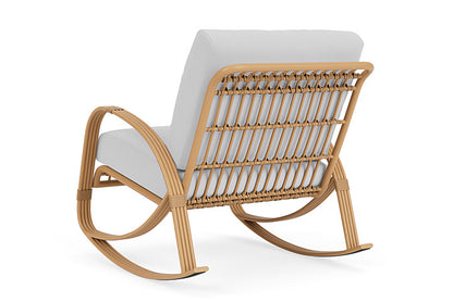 Lloyd Flanders - Riviera Lounge Rocker In Camel Finish With Reflections Ice Fabric - 2780331522052 view 2
