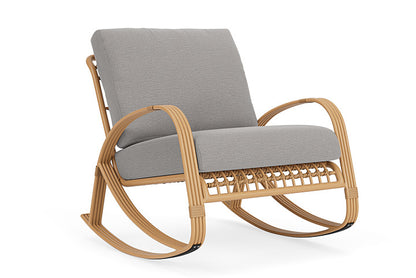 Lloyd Flanders - Riviera Lounge Rocker In Camel Finish With Remy Shadow Fabric - 2780331522004 view 1