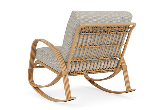 Lloyd Flanders - Riviera Lounge Rocker In Camel Finish With Romulo Mineral Fabric - 2780331522050 view 2