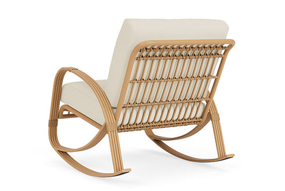 Lloyd Flanders - Riviera Lounge Rocker In Camel Finish With Sailcloth Sailor Fabric - 278033152434 view 2