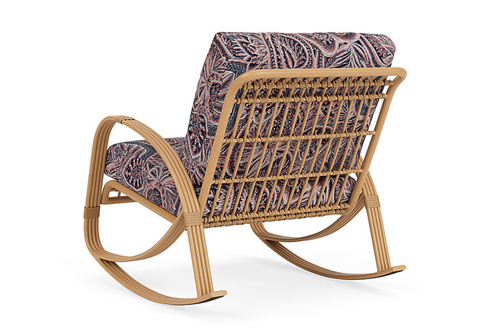Lloyd Flanders - Riviera Lounge Rocker In Camel Finish With Sensiblity Splendor Fabric - 2780331522082 view 2
