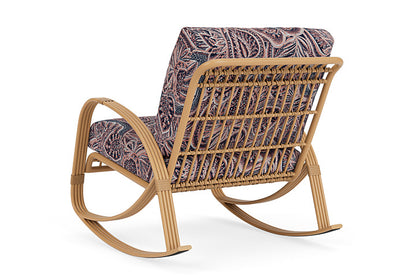 Lloyd Flanders - Riviera Lounge Rocker In Camel Finish With Sensiblity Splendor Fabric - 2780331522082 view 2