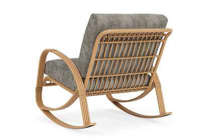 Lloyd Flanders - Riviera Lounge Rocker In Camel Finish With Surface Slate Fabric - 2780331522056 view 2