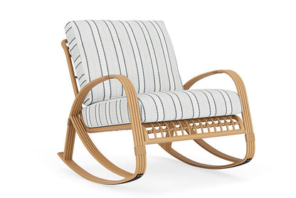 Lloyd Flanders - Riviera Lounge Rocker In Camel Finish With Tamer Fog Fabric - 2780331522037 view 1