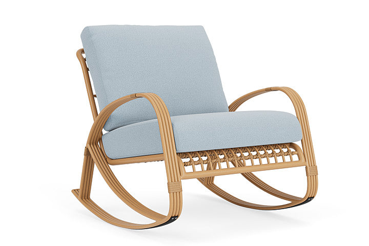 Lloyd Flanders - Riviera Lounge Rocker In Camel Finish With Unearth Dew Fabric - 2780331522084 view 1