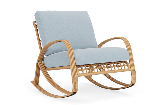 Lloyd Flanders - Riviera Lounge Rocker In Camel Finish With Unearth Dew Fabric - 2780331522084 view 1
