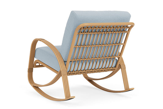 Lloyd Flanders - Riviera Lounge Rocker In Camel Finish With Unearth Dew Fabric - 2780331522084 view 2