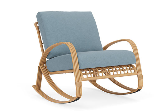 Lloyd Flanders - Riviera Lounge Rocker In Camel Finish With Unearth Mist Fabric - 2780331522068 view 1