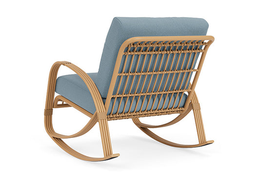 Lloyd Flanders - Riviera Lounge Rocker In Camel Finish With Unearth Mist Fabric - 2780331522068 view 2