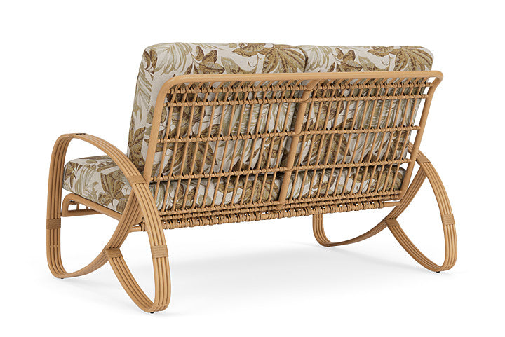 Lloyd Flanders - Riviera Loveseat In Camel Finish With Botanic Willow Fabric - 278050152164 view 2