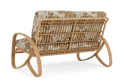 Lloyd Flanders - Riviera Loveseat In Camel Finish With Botanic Willow Fabric - 278050152164 view 2