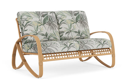 Lloyd Flanders - Riviera Loveseat In Camel Finish With Calidora Mist Fabric - 278050152094 view 1