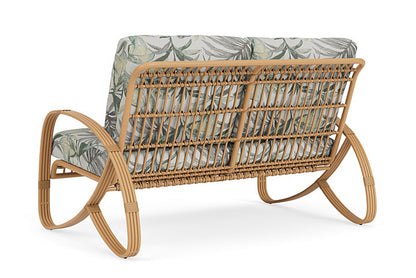 Lloyd Flanders - Riviera Loveseat In Camel Finish With Calidora Mist Fabric - 278050152094 view 2