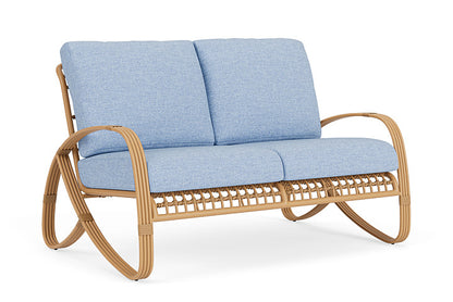 Lloyd Flanders - Riviera Loveseat In Camel Finish With Demo Skyway Fabric - 278050152065 view 1