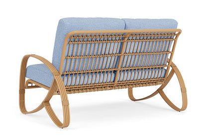 Lloyd Flanders - Riviera Loveseat In Camel Finish With Demo Skyway Fabric - 278050152065 view 2