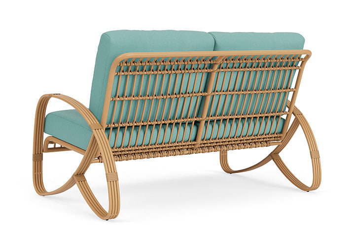 Lloyd Flanders - Riviera Loveseat In Camel Finish With Fife Aruba Fabric - 278050152748 view 2