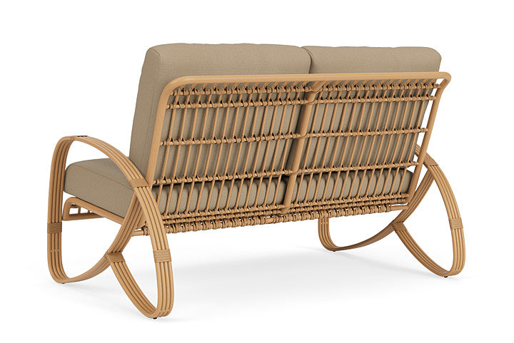 Lloyd Flanders - Riviera Loveseat In Camel Finish With Fife Sahara Fabric - 278050152742 view 2