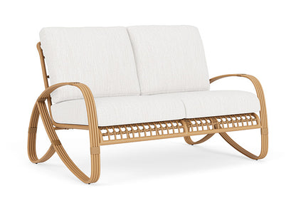 Lloyd Flanders - Riviera Loveseat In Camel Finish With Friendly Natural Fabric - 2780501522042 view 1