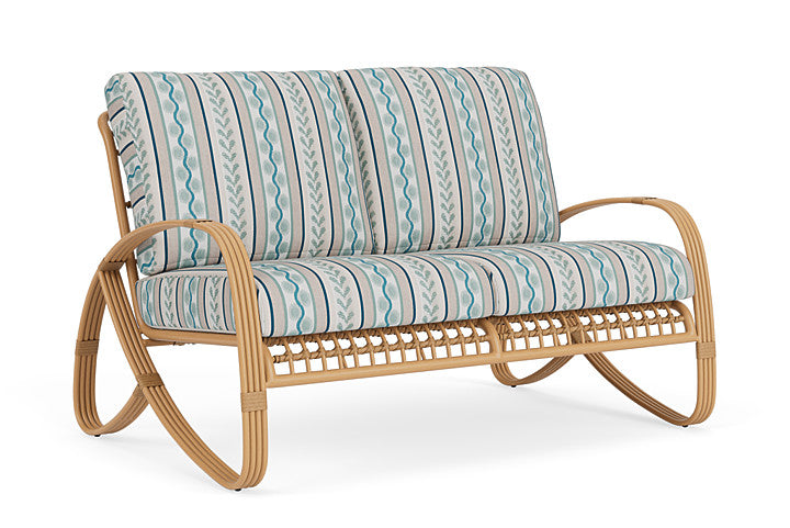 Lloyd Flanders - Riviera Loveseat In Camel Finish With Ilona Resort Fabric - 2780501522069 view 1