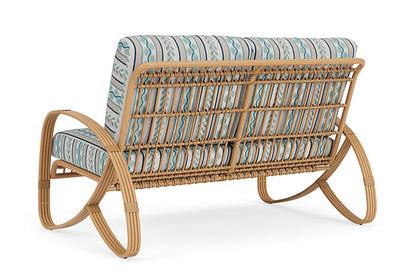 Lloyd Flanders - Riviera Loveseat In Camel Finish With Ilona Resort Fabric - 2780501522069 view 2