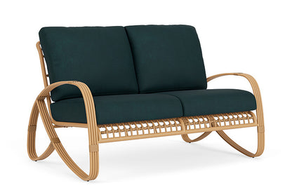 Lloyd Flanders - Riviera Loveseat In Camel Finish With Sandberg Lagoon Fabric - 2780501522039 view 1