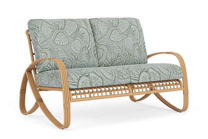 Lloyd Flanders - Riviera Loveseat In Camel Finish With Sensibility Spring Fabric - 2780501522081 view 1