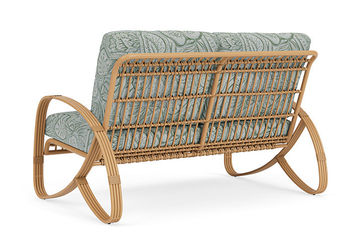 Lloyd Flanders - Riviera Loveseat In Camel Finish With Sensibility Spring Fabric - 2780501522081 view 2