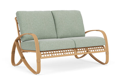 Lloyd Flanders - Riviera Loveseat In Camel Finish With Serene Spa Fabric - 2780501522031 view 1